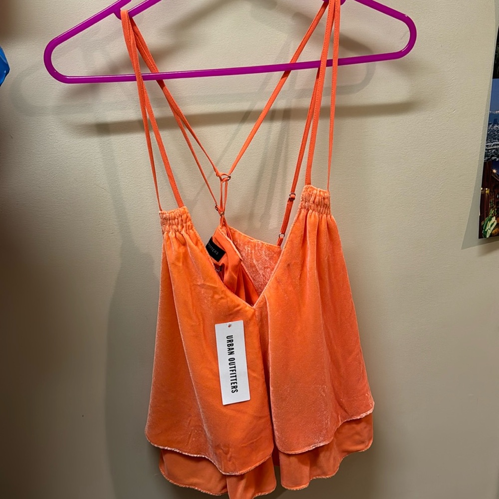 Urban Outfitters velvet tank NWT